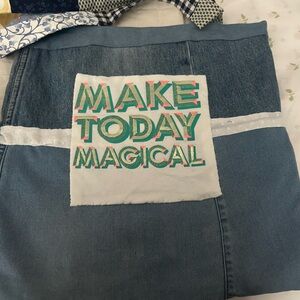 Unicorn tote bag denim